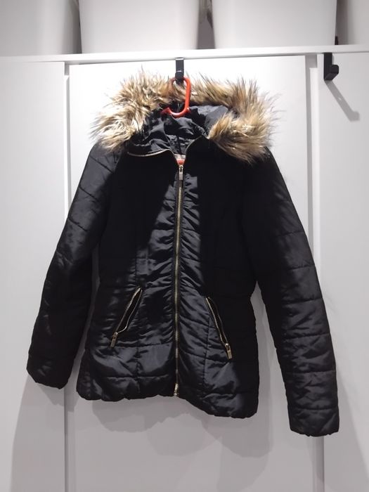 Geaca dama scurta,neagra h&m