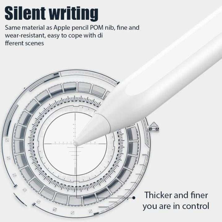 iPhone iPad Pencil 2 Стилус Магнитна Писалка Apple Pen Magnetic Stylus
