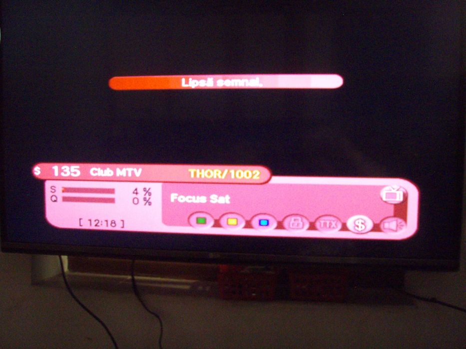 Receptor satelit SD (fara HDMI) Kaon KSF-ES270CO Focus Sat + cartela