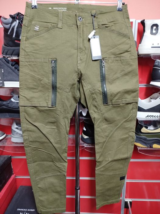 Оригинален панталон G-star Raw Zip 3D W33 W34 W38 нов карго
