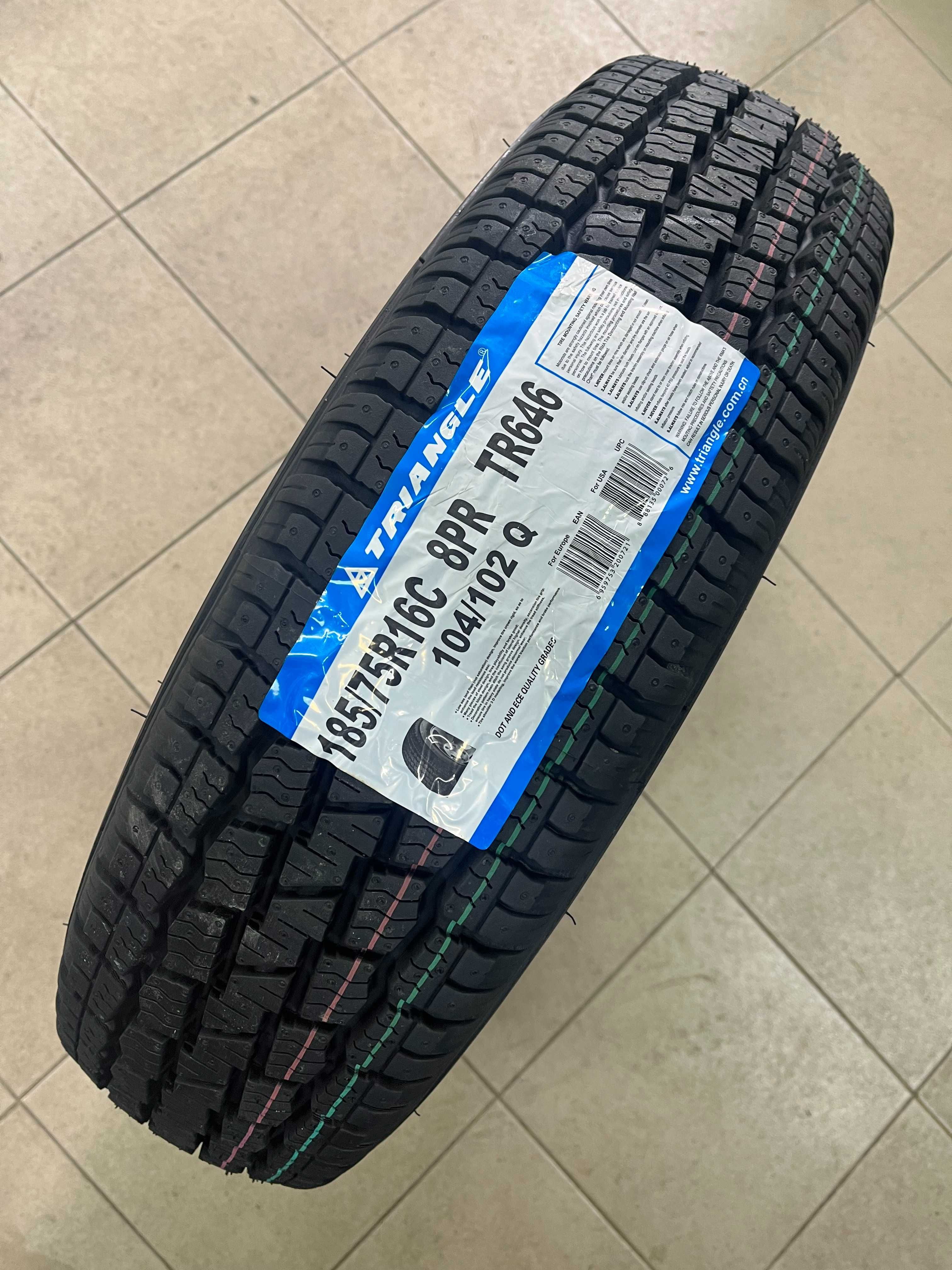 185/75 R16C 8PR 104/102Q TR646 TRIANGLE все сезонка на Газель