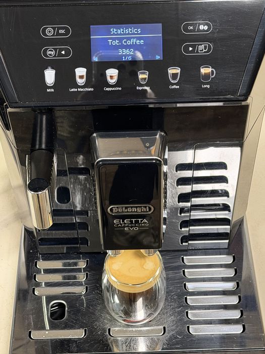 Кафемашина кафе автомат delonghi ELETTA cappuccino evo с гаранция