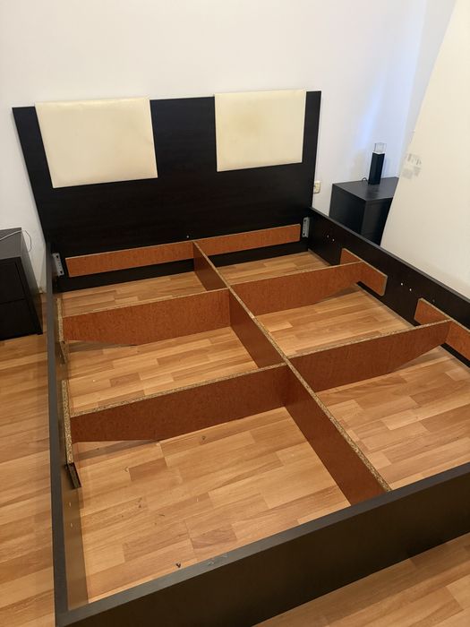 Pat wenge, facut pe comanda cu somiera