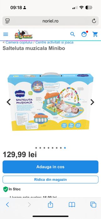 Salteluta muzicala Minobo