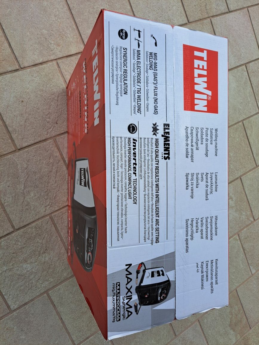 Aparat de sudura Telwin Maxima 200 Synergic tip MIG-MAG Cod: 816087