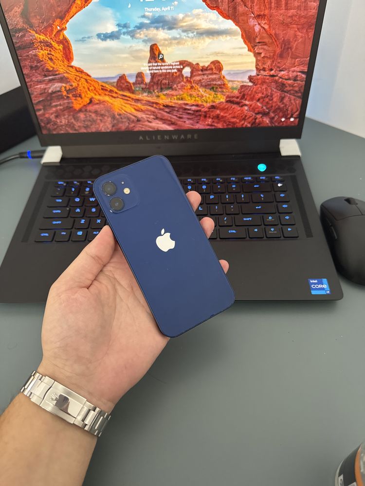 iPhone 12 Blue 128 Gb Neverlock Fara Face Id