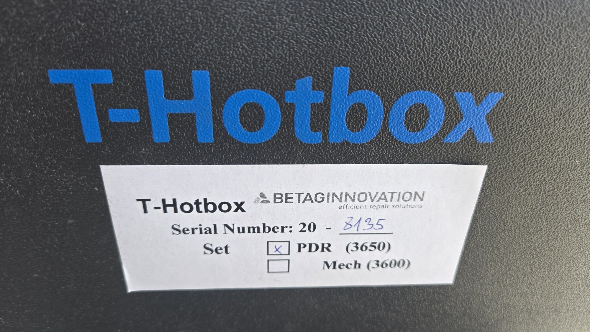 T HOTBOX машини за изправяне на вдлъбнатини