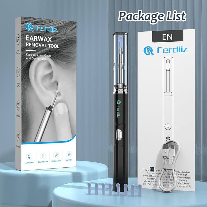 Мини портативна камера за почистване на уши ; нос ; лице