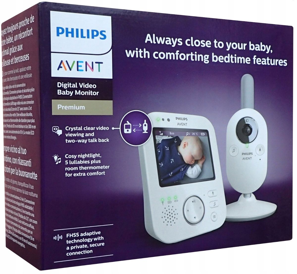 Видеоняня Philips Avent SCD843 Радионяня