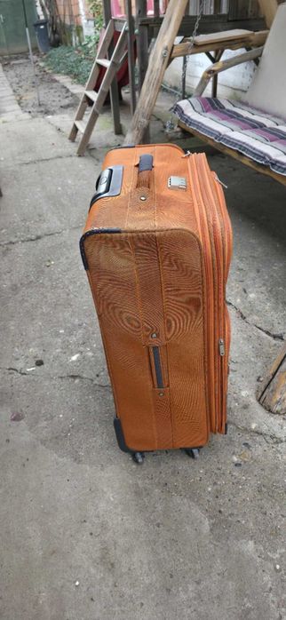 Geanta troler portocaliu mare