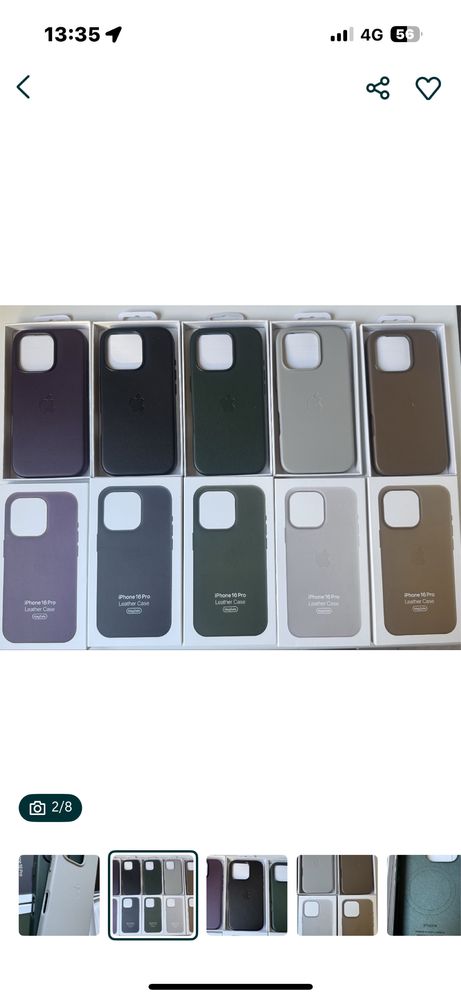 Husa Piele Iphone 16Pro/16Pro Max /16plus si 16 cu Magsafe