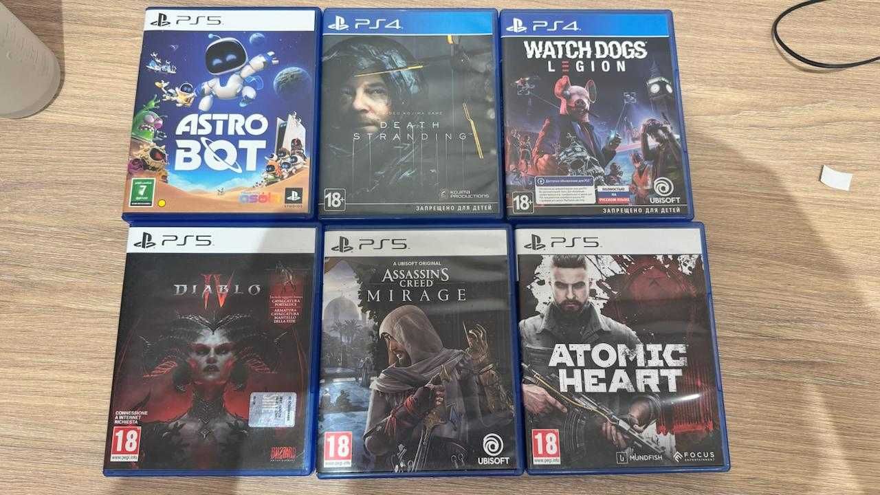 Игры, диски на playstation ps5