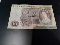Rara!!! Bancnotă 10 lire 1963-1966 Anglia
