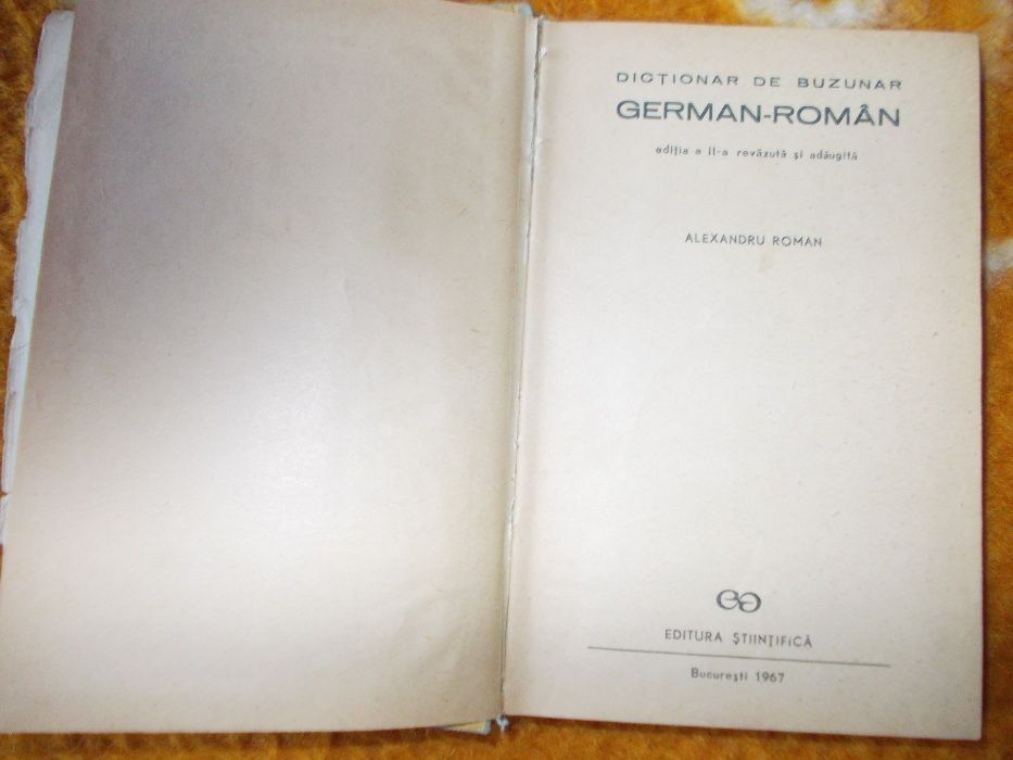 Dictionar de buzunar Roman-German,German-Roman