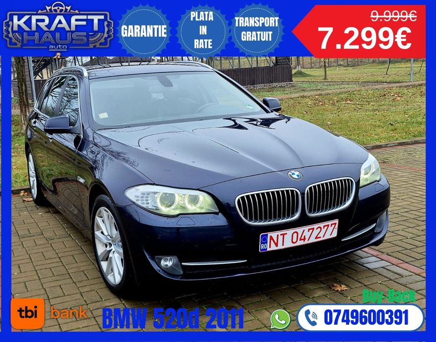 Bmw f11 520d 2011 import Belgia in rate prin tbi