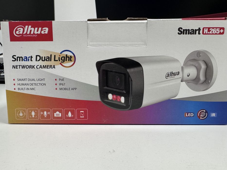 Camera Supraveghere POE IP Dahua 4MP Full HD IR 50m IPC-HFW1439TL1