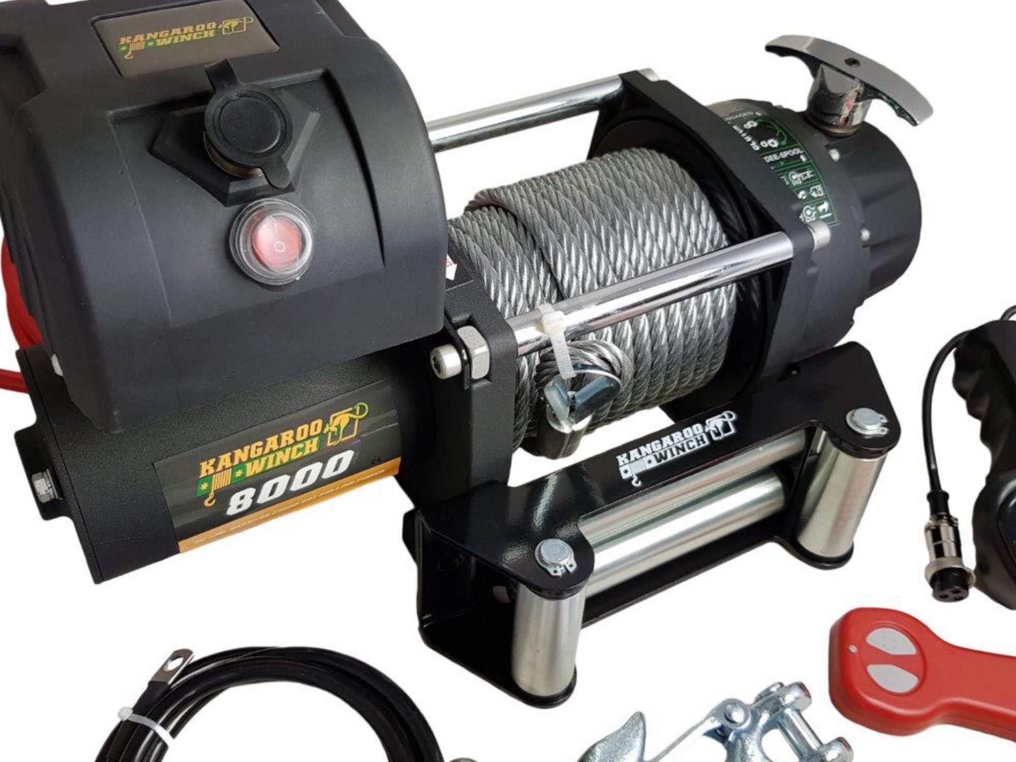 Troliu K 8000 E compact 12V KangarooWinch/PowerWinch Off Road