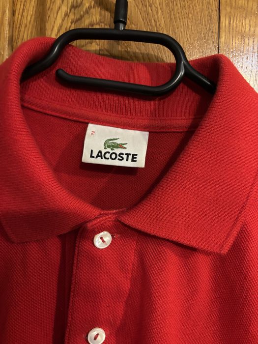 Lacoste polo shirt red
