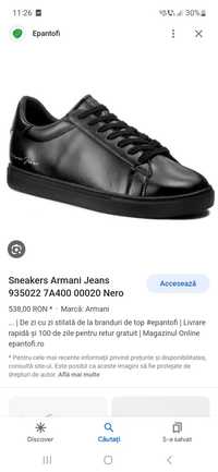 Vând Adidasi Armani Jeans nr 44