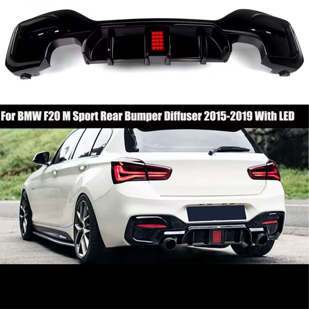Difuzor Bara Spate Ornamente Prelungire Evacuare Bmw Seria 1 F20 M135i