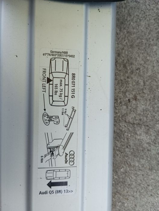 Греди за багажник за Audi Q5