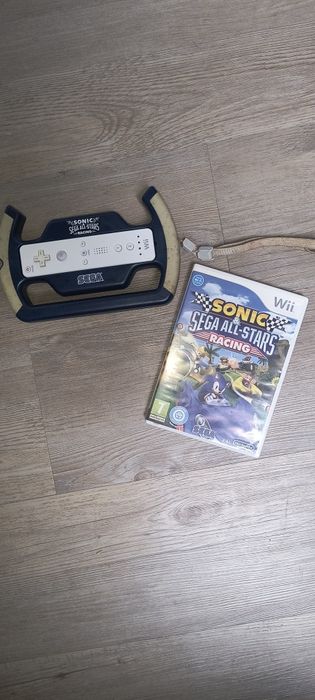 Volan + Joc Sonic Sega All Stars Racing Nintendo Wii