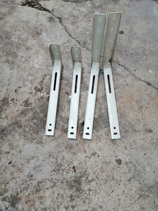 Set 4 console metalice pentru raft aer condiționat etc
