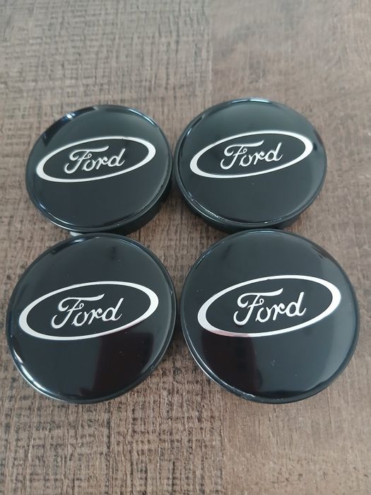 Капачки за джанти Форд черни декоративни тапи за джанти 55/60