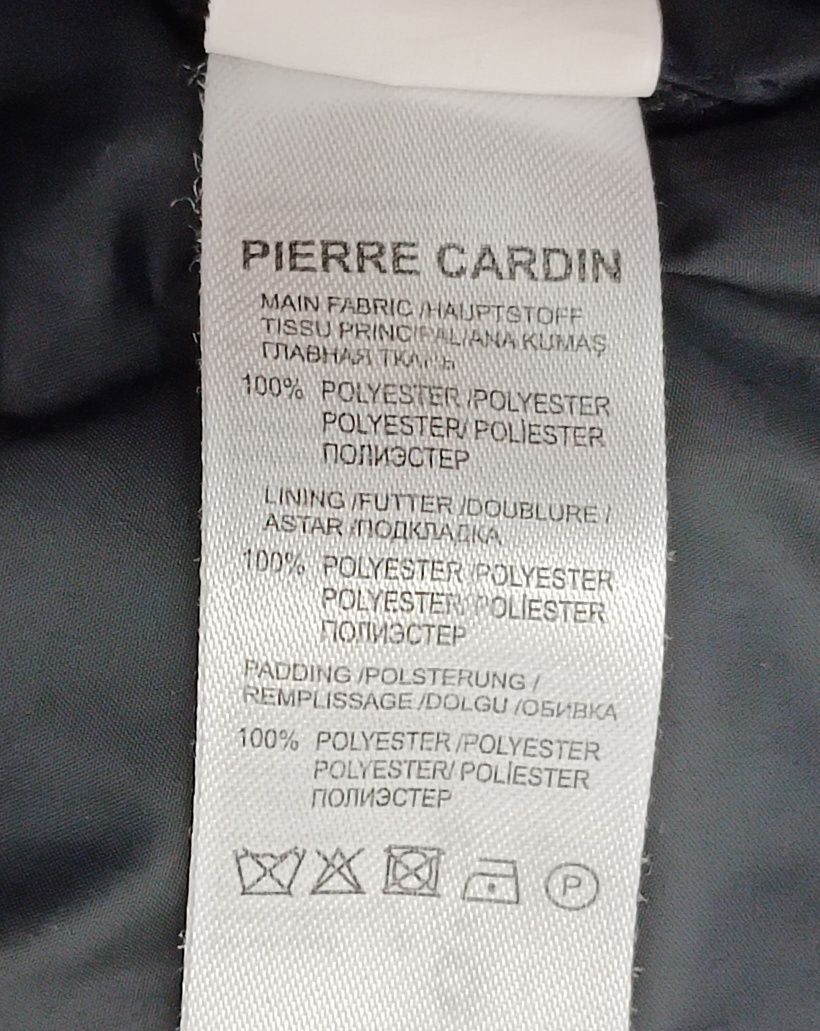 Pierre Cardin Puffer Parka Jacket оригинално яке L черна парка