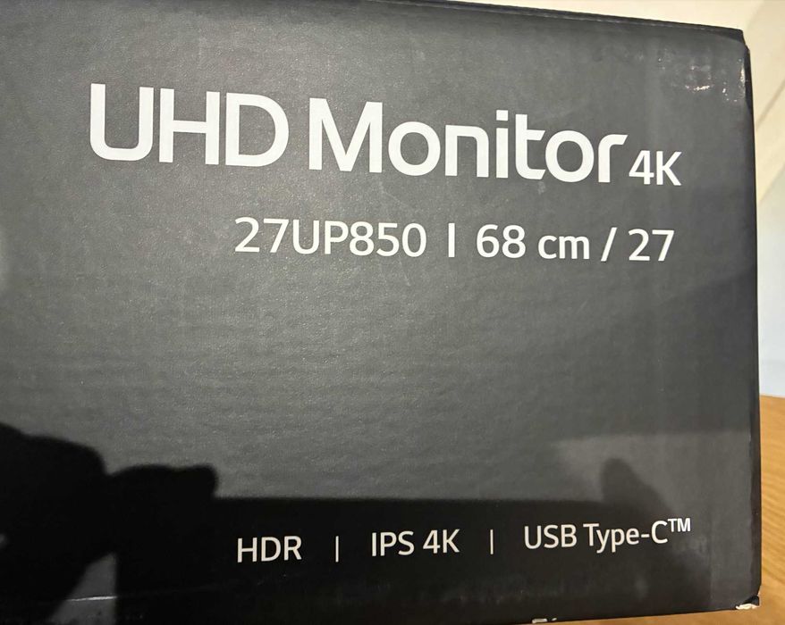 Монитор LG 27UP85N-W, 27", IPS панел, 4K UHD