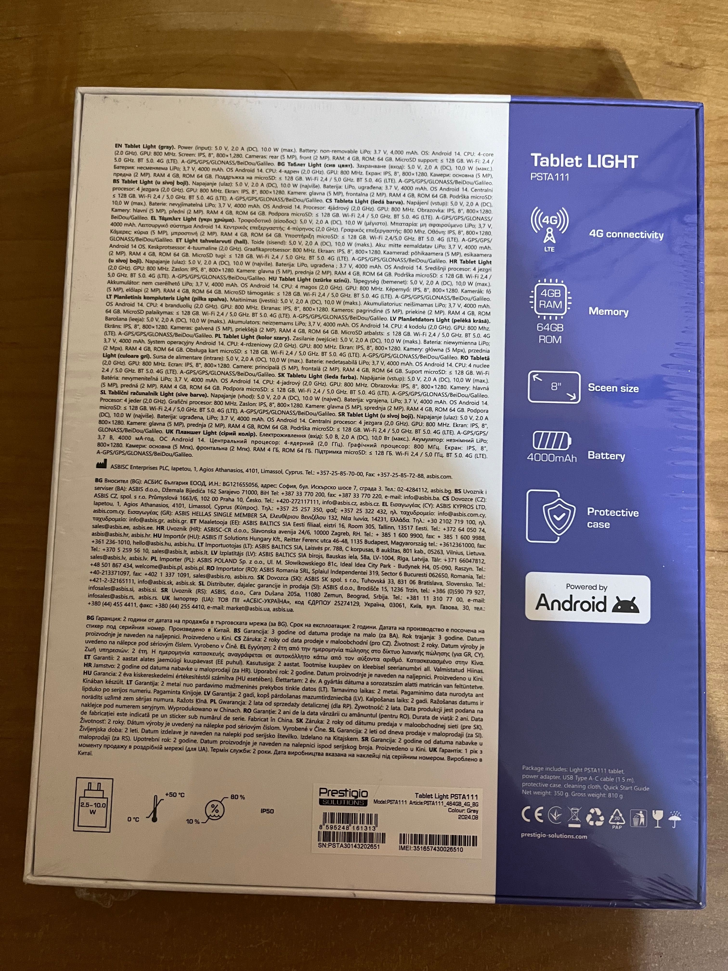 Таблет Tablet Light Psta 111
