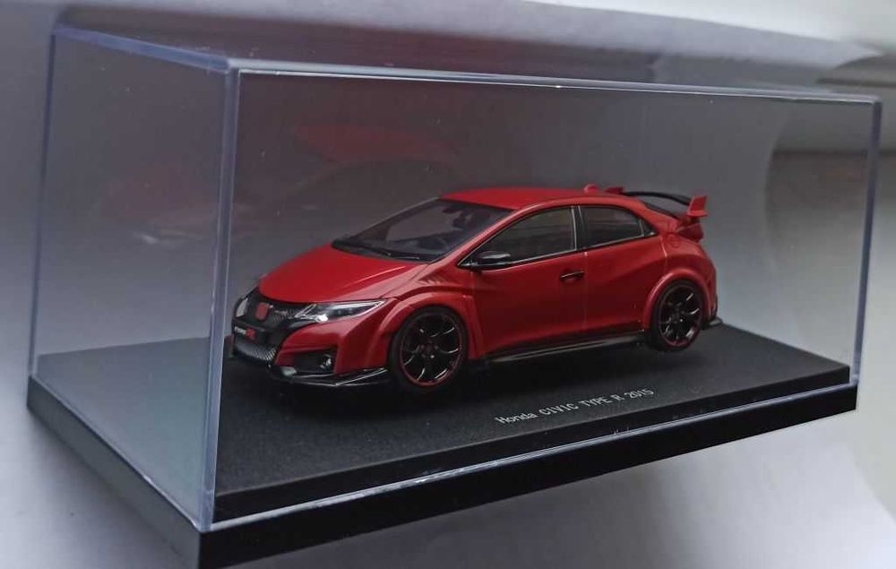 Macheta Honda Civic Type R FK2 2015 rosu - Ebbro 1/43