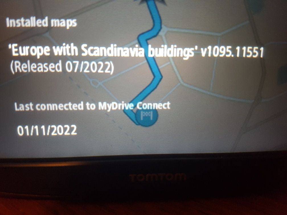 GPS TomTom Go 51, harti 1 nov. 2022