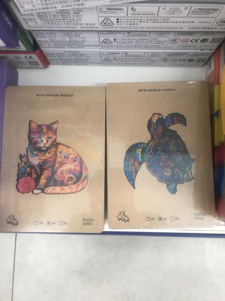 Пазлы деревянные