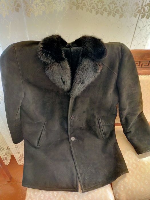 Продам дублёнку норковый воротник