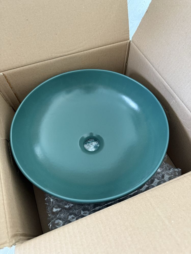 Lavoar pe blat Massi Molis verde 38 cm