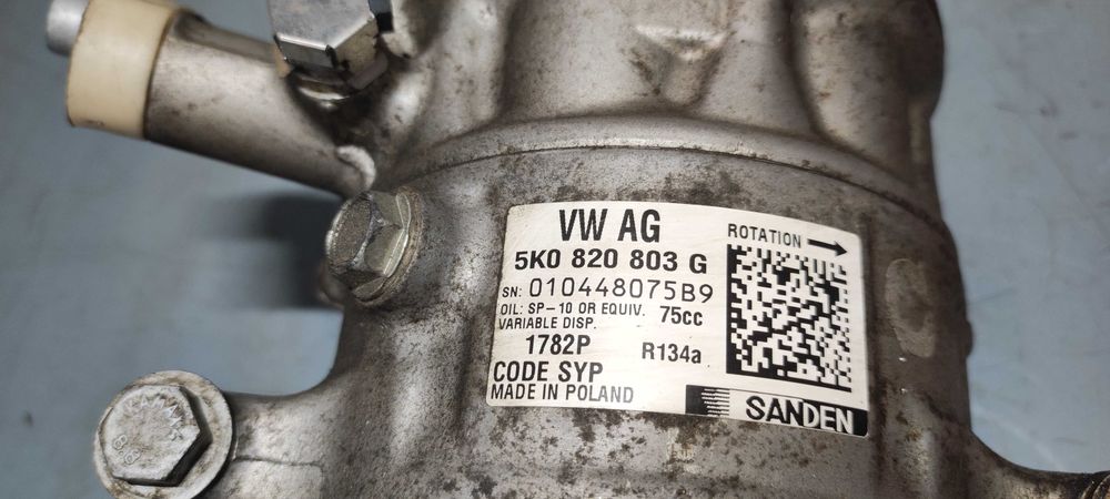 Compresor clima vw volkswagen golf 6 hatchback 1.2 CBZB cod 5K0820803G