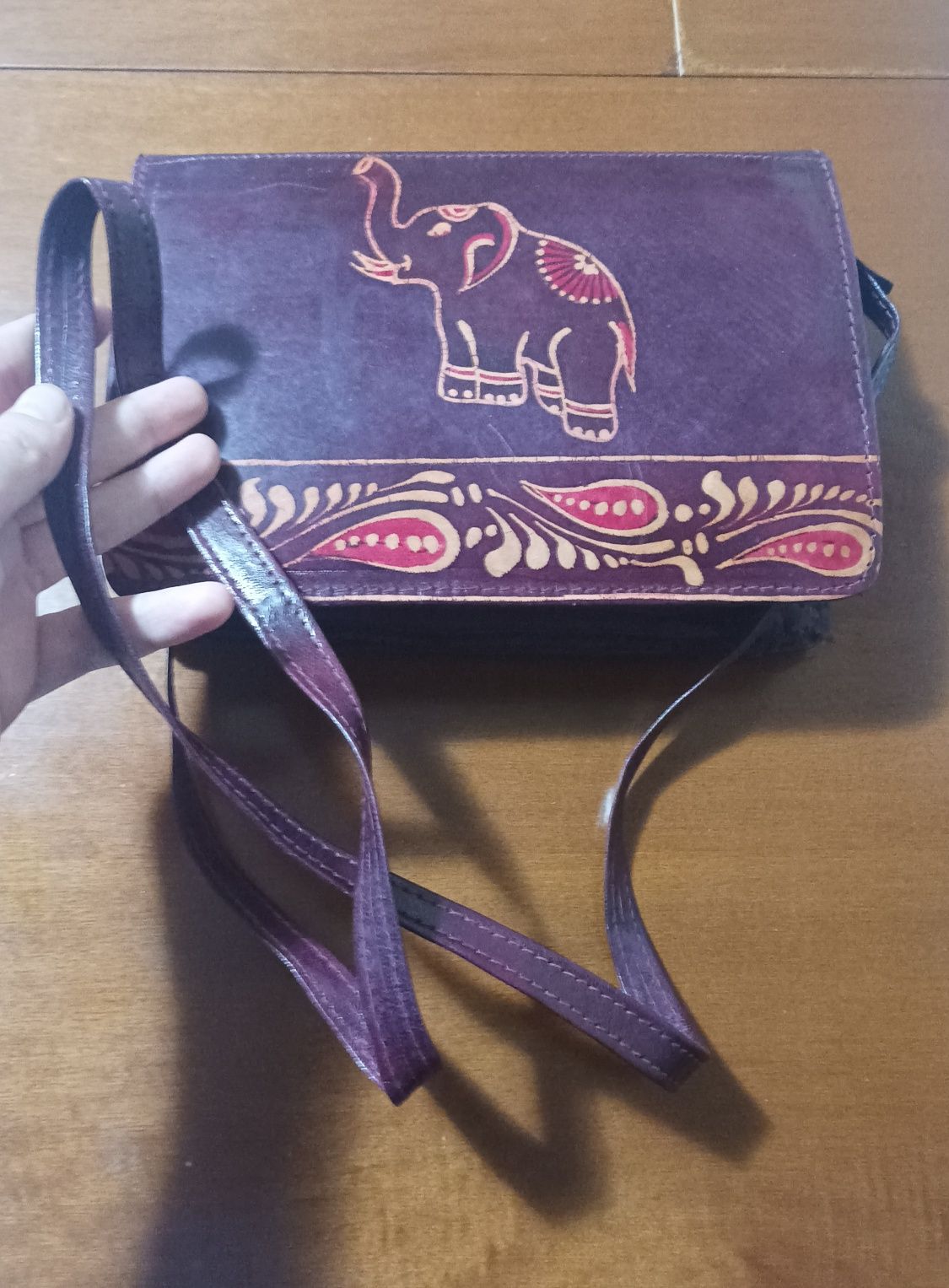 Geanta piele elefant vintage