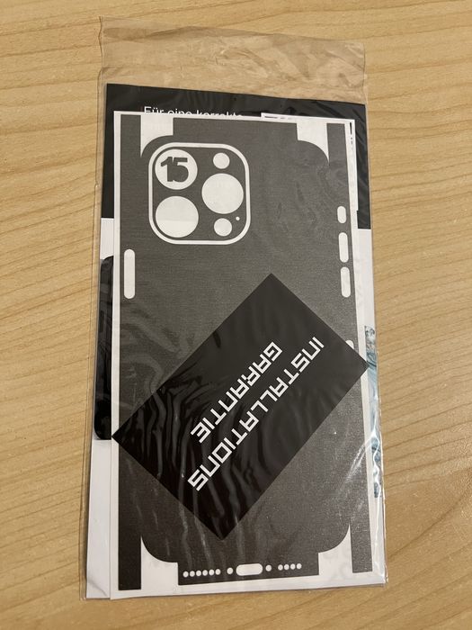 Brushed Titanium IPhone 15 Pro Max Skin