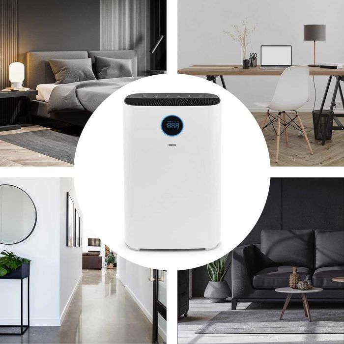 Пречиствател на въздух с 6 филтърна система ЗА 80 м² СТАЯ