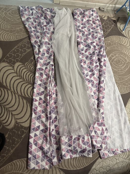 Продам комплект шторы тюль