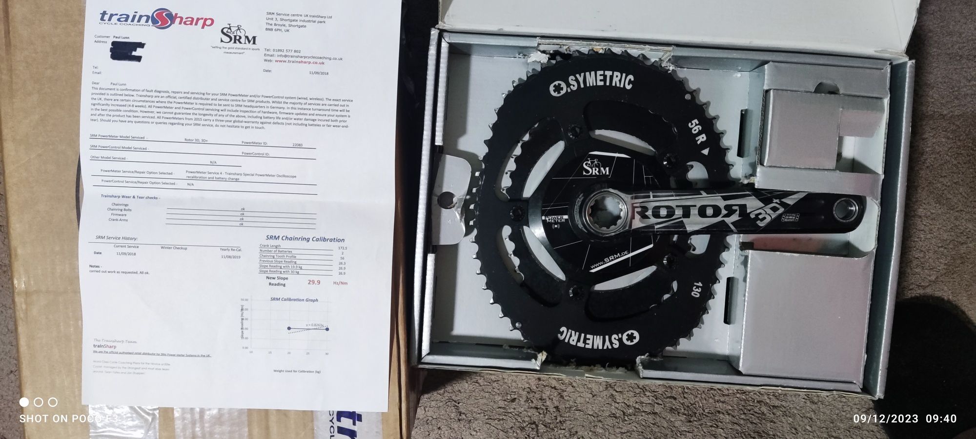 Power meter SRM, Giant power pro ultegra 8000, dura ace