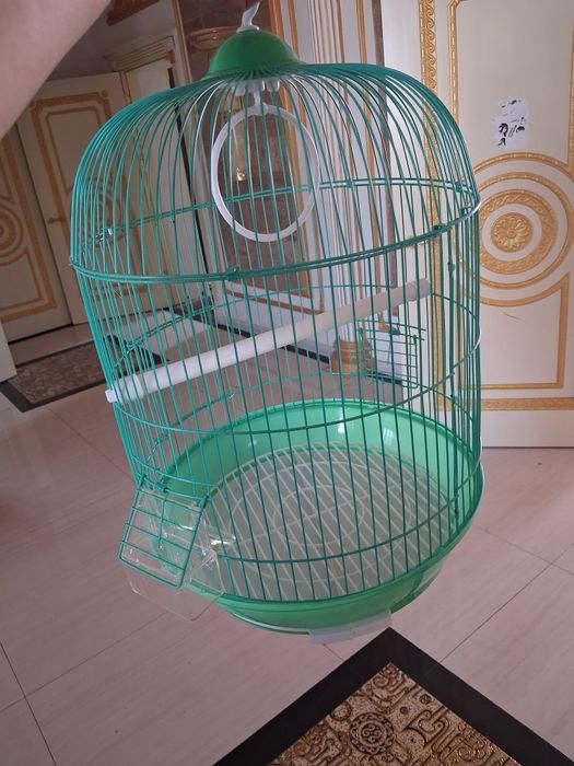клетка для попугаев для двоих .