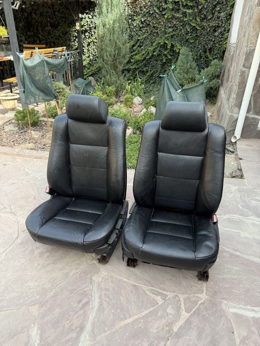 Кожанные сидения на BMW e34
