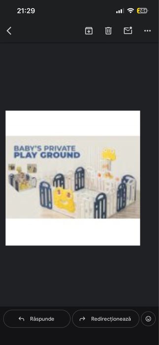 Gardulet loc de joaca pentru copii