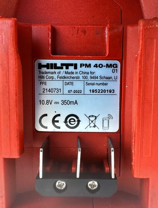 Hilti PM 40-MG - Мултилинеен лазер със зелен лъч 2022г.