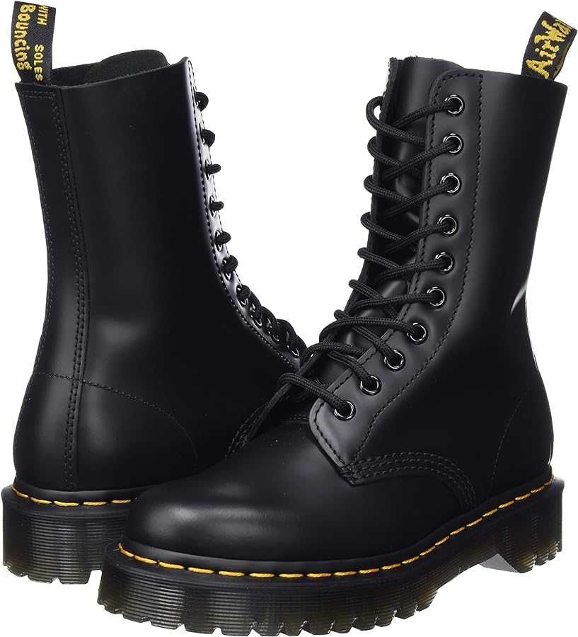 Чисто нови обувки Dr Martens 1490 10 eye Bex - черни (43 номер)