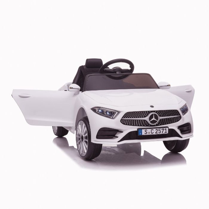 Masinuta electrica Kinderauto Mercedes CLS350 50W 12V PREMIUM #Alb