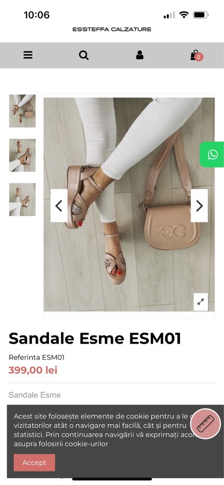 Sandale esteffa marime 37