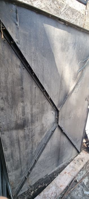Porti Poarta metalice garaj 2 x 120 cm x 180 cm